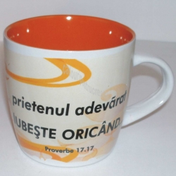 Cana orange Proverbe 17.17 Prietenul adevarat iubeste oricand!